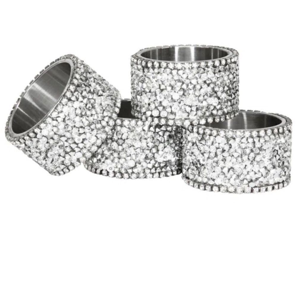 sparkles home Strass Napkin Ring (Set of 4)